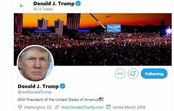 خبرنگاران ادامه توییت های اعتراضی ترامپ به نتایج شمارش آراء