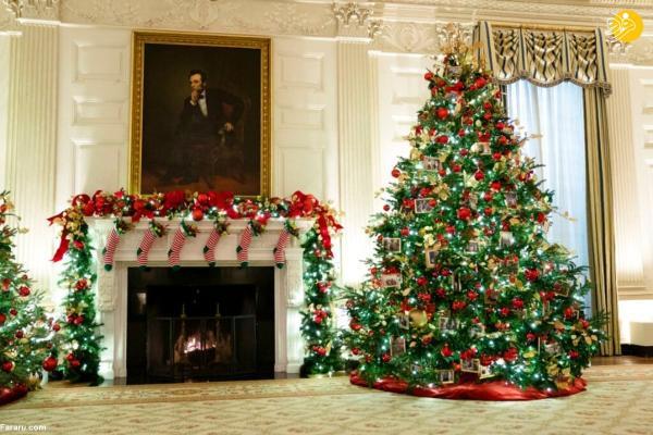 رونمایی از تزئینات کریسمس کاخ سفید