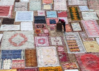 ببینید ، مزارع خیره کننده فرش در آنتالیا ؛ این فرش ها آنتیک می شوند
